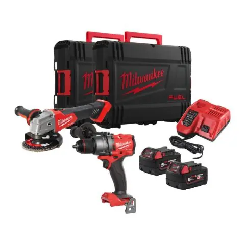 Begränsat erbjudande Milwaukee M18 FPP2E3-502X Verktygspaket